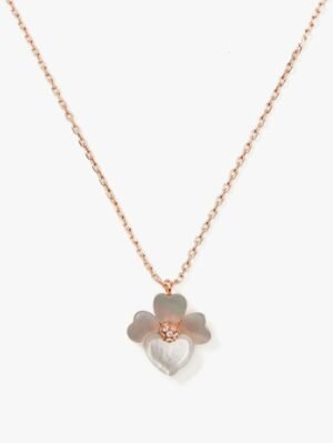 precious pansy mini pendant