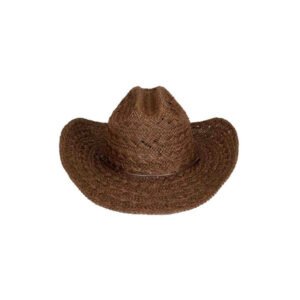 Phoenix Cowboy - Carob Straw Cowboy Hat with Cattleman Crown