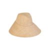 The Cove Straw Bucket Hat in Natural, wide-brimmed design