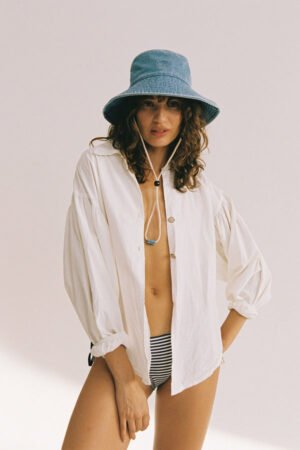 Vacay Bucket - Washed Denim