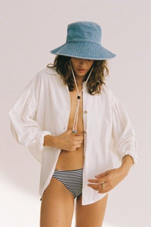 Vacay Bucket - Washed Denim